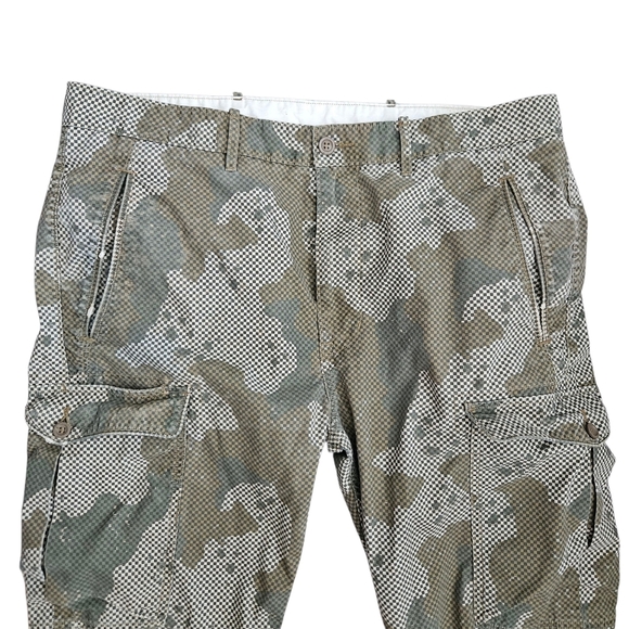 Levis Camo Cargo Pants Men 38x32 Utility Woodland Military Workwear Hunting - Picture 2 of 15